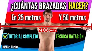 ✅ ¿Cuántas Brazadas por Largo para Nadar con Eficiencia  Técnica Total Immersion Swimming [upl. by Nyraf132]