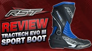 RST TracTech EVO III Sport Boots Review  Sportbike Track Gear [upl. by Emoryt179]