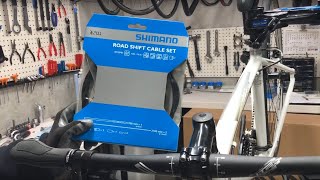 ぼろぼろのクロスバイクは直せる？⑰ シフトケーブル取り付け編 [upl. by Ttereve]