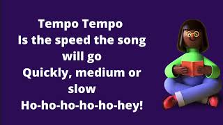 Tempo  A song for kids [upl. by Anivek]