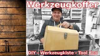 Werkzeugkoffer selbst gebaut  Werkzeugkiste  DIY Projekt [upl. by Ahtelra]