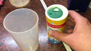 How to make Saline medicine with water and salt  saline solution for sinus rinsing etc DIY [upl. by Warford]