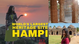 HAMPI  10 Top places to visit  The Ruins of Hampi Temple I Worlds largest heritage site [upl. by Ingles]