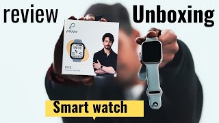 Pebble Track Fitness Tracker  pebble Smartwatch ₹2499  Unboxing amp review Hindi [upl. by Mimajneb]