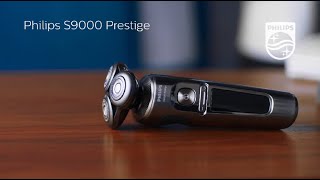 How to shave with the Philips S9000 Prestige electric shaver [upl. by Aicatsan452]