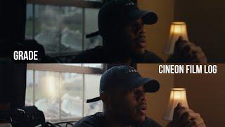 Cineon Film Log  Grading Test  BMPCC 4K [upl. by Simsar46]