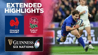 France v England  Extended Highlights  2022 Guinness Six Nations [upl. by Inan]