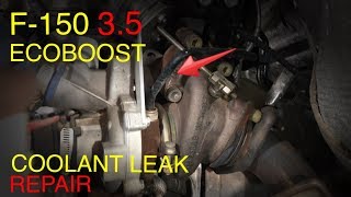 F150 Ecoboost 35 Turbo Coolant Connector Replacement Tips and Tricks [upl. by Nnahgem]