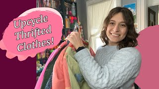 Upcycling Thrifted Clothes [upl. by Redd]