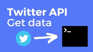 How to connect to Twitter API 2021  2 GET DATA [upl. by Aiclid]