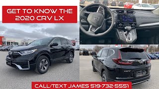 Get to know the 2020 CRV LX AWD [upl. by Ecnerrot]