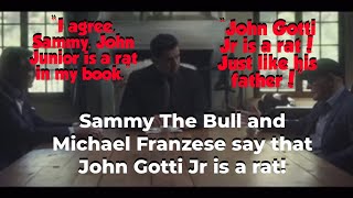 Sammy The Bull amp Michael Franzese say John Gotti Jr is a rat Sitdown Episode 2 Review [upl. by Joub]