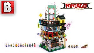 LEGO NINJAGO City Set 70620 Review LEGO Ninjago Movie  Build Time Lapse [upl. by Esinereb]