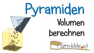 Volumen von Pyramiden berechnen [upl. by Rad]