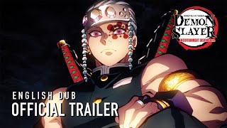 Demon Slayer Kimetsu no Yaiba Entertainment District Arc English Dub Trailer [upl. by Danit]