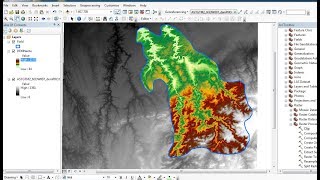 How to Clip DEM by ArcGIS [upl. by Tjon]