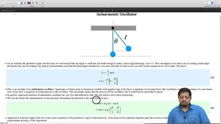 Anharmonic Oscillator [upl. by Amabelle]