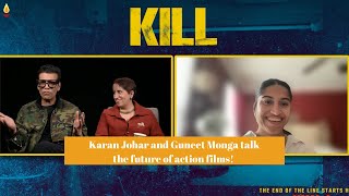 Inside Kill Karan Johar amp Guneet Monga Exclusive Interview on New Film [upl. by Oraneg]