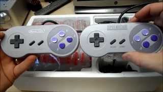 Model 2 mini SNES Super Nintendo unboxing review [upl. by Lleunamme]