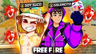 GOLEMCITO Y SUCO juegan JUNTOS free fire POR PRIMERA VEZ😱 [upl. by Yelsek444]