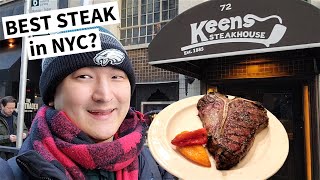 Is Keens Steakhouse Worth The Hype Revisiting NYCs Iconic Steakhouse [upl. by Dlareg]