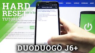 How to Hard Reset DUODUOGO J6  Reset All Settings [upl. by Emlynn]