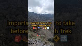 Important Things to get prepared for Kedarnath Trek [upl. by Skillern]