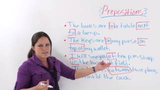 English Grammar Prepositions [upl. by Elok406]