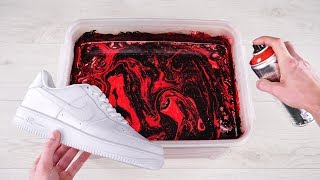 Customize your Nike AIR Force with Hydro Dipping [upl. by Lyrrehs542]