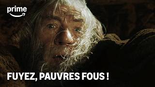 La scène de la Moria  Le Seigneur des Anneaux LOTR  Prime Video [upl. by Swords]