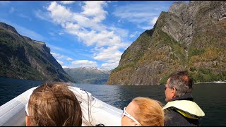 Rib Boat i Geirangerfjorden Norway 2021 [upl. by Lulu]