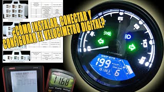 Instalación conexión y configuración del velocimentro Digital [upl. by Donough537]