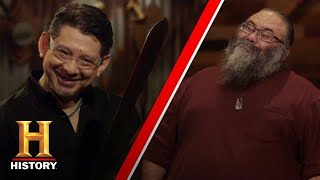 Forged in Fire Beat the Judges IDA SWORD SHOWDOWN Dave Baker vs Tobin Nieto Season 1  History [upl. by Ervin738]