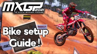 MXGP 2021  Bike Setup Guide My bike setup [upl. by Dnaletak]