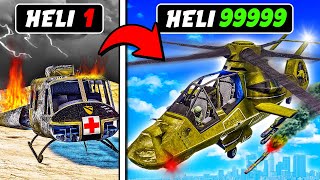 Repairing a CRASHED Army Helicopter in GTA 5 [upl. by Akemal]