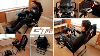 Next Level Racing GT Lite foldable cockpit review [upl. by Uhp667]