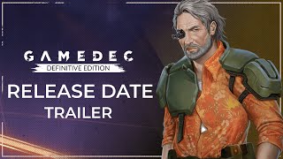 GAMEDEC  Official Cinematic Release Date Trailer [upl. by Lehar]