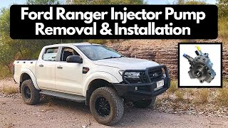 Ford Ranger Injector Pump Removal amp Installation 32 amp 22 motors [upl. by Greenwald]