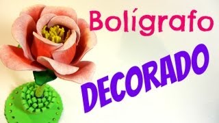 Bolígrafo decorado Regalo original Manualidades fáciles [upl. by Erdnassac]