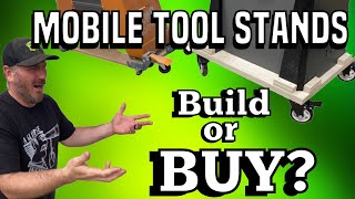 Mobile Tool Stands  Build Your Own or Purchase Them [upl. by Ellehctim670]