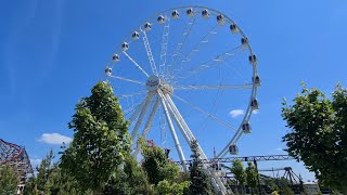 Diabelski Młyn  Wonder Wheel  Energylandia 2023 Widok na całą Energylandie [upl. by Ecirtaed]