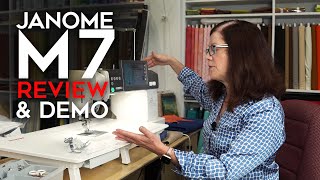 Janome Continental M7  Full HandsOn Review amp Demo [upl. by Peirce381]