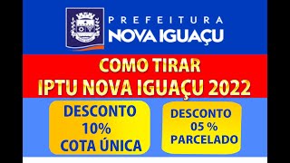 COMO TIRAR IPTU NOVA IGUAÇU 2022  1º E 2ª VIA  PELA INTERNETE passo a passo sem erros [upl. by Morgen]