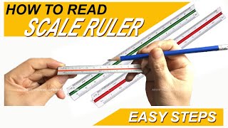 HOW TO READ AND USE THE SCALE RULER [upl. by Nahsar]