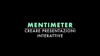 Mentimeter creare presentazioni interattive [upl. by Aubigny50]