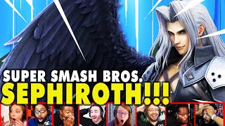 Reactors Reaction To Seeing Final Fantasy SEPHIROTH In Super Smash Bros Ultimate  Mixed Reactions [upl. by Asirret645]