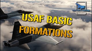 Flying Formation The USAF Way  Basic Formations  Part 2  DCS [upl. by Ashti931]