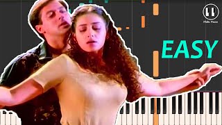 Bahon Ke Darmiyan  Khamoshi The Musical 1996  EASY Piano Tutorial [upl. by Alva]