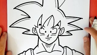 COMO DIBUJAR A GOKU [upl. by Iknarf]