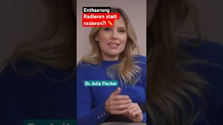 Beinhaare mal eben wegradieren  Dr Julia Fischer über den Beautytrend auf TikTok shorts haare [upl. by Nawtna972]